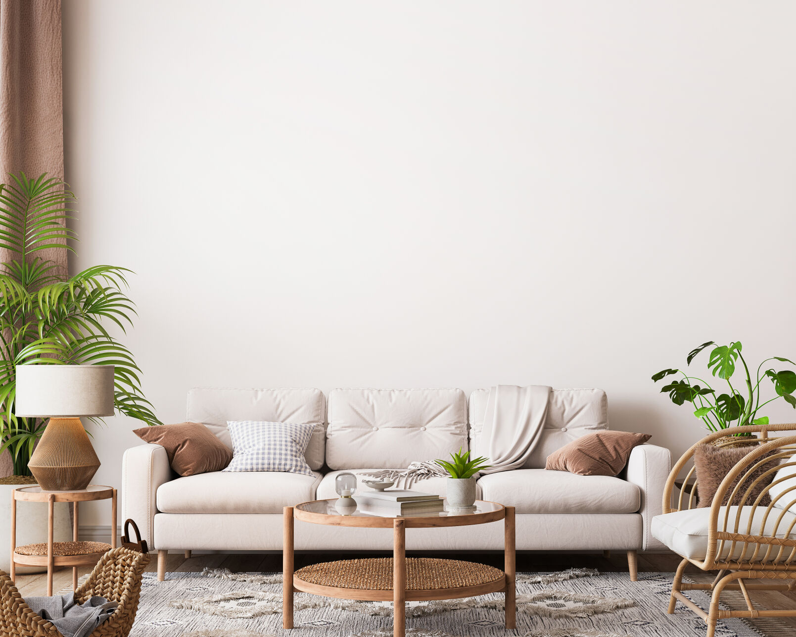 Boho and Farmhouse style interior design